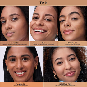 IT Cosmetics CC+ Cream Natural Matte application with brush for crease-free coverage.