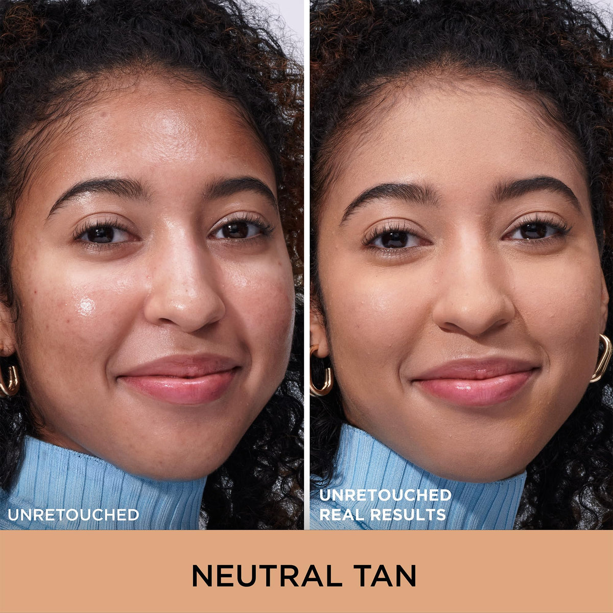 IT Cosmetics CC+ Cream Natural Matte neutral tan swatch showing balanced color for natural look.