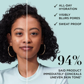 IT Cosmetics CC+ Cream Natural Matte SPF 40 bottle outdoors highlights sun protection.