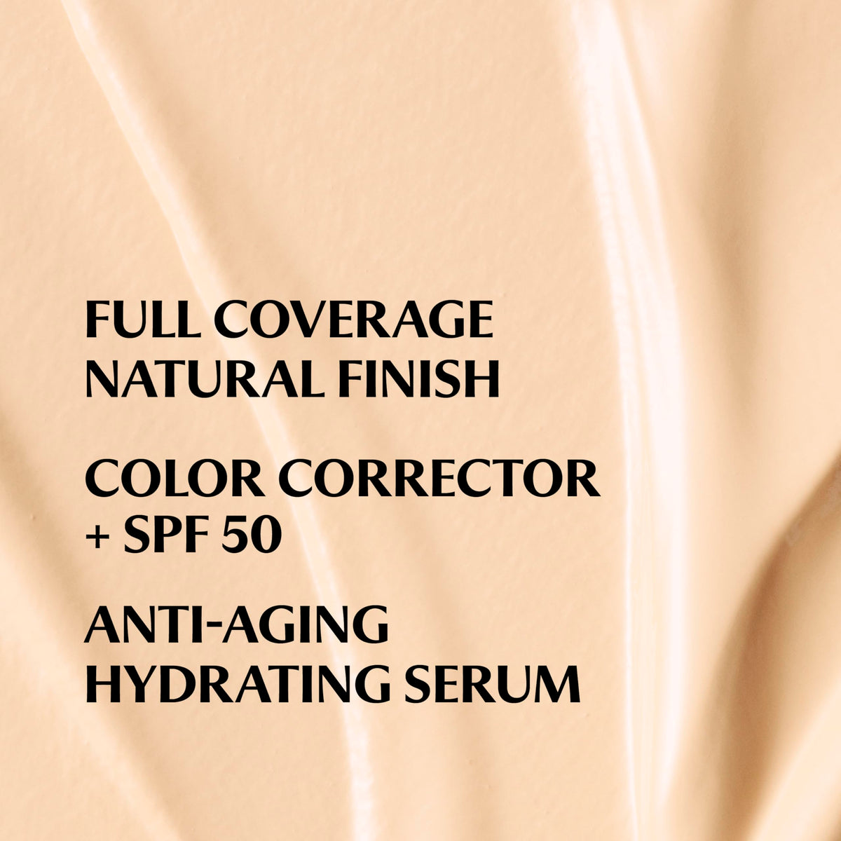 Swatch of IT Cosmetics CC+ Cream Travel texture showing creamy blendability