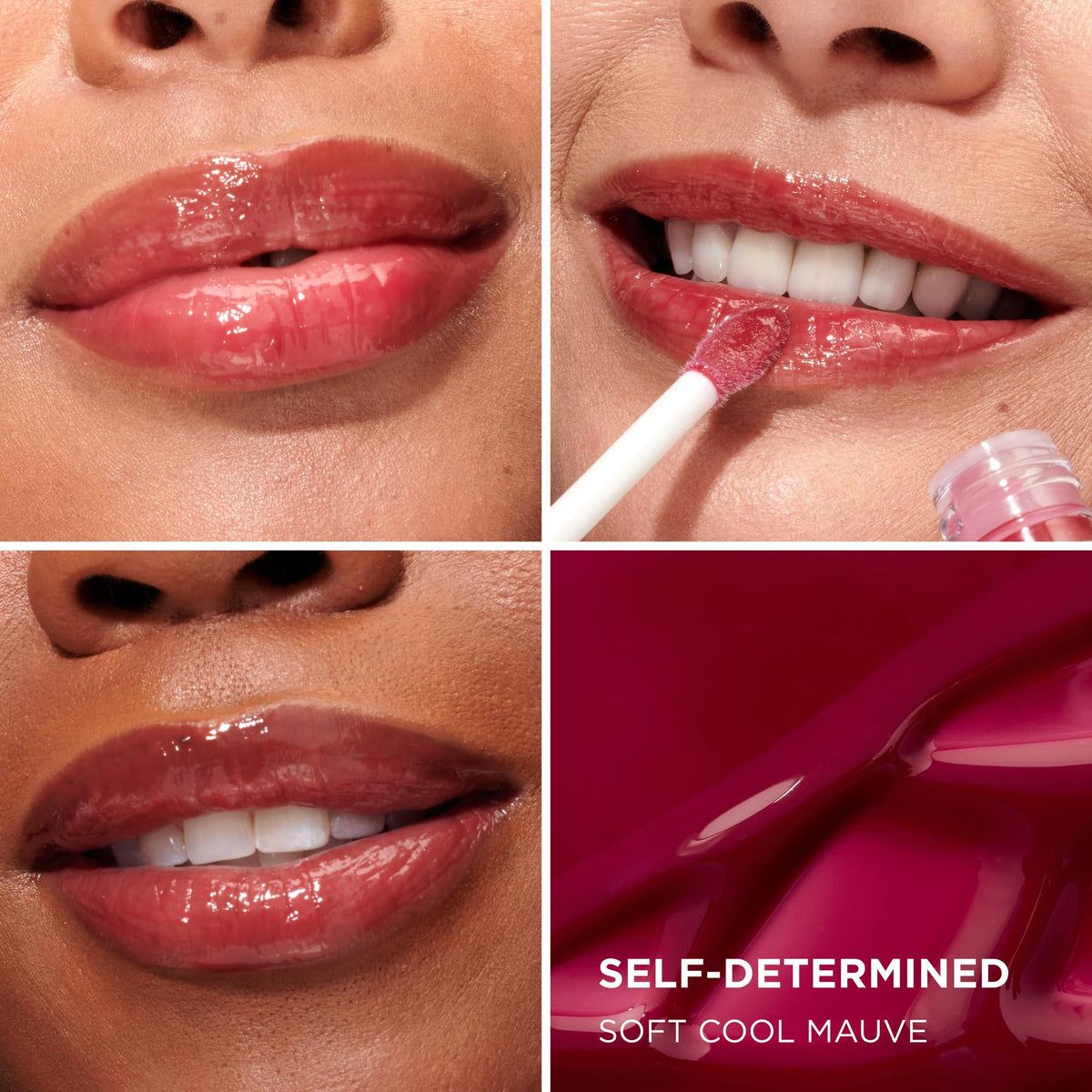IT Cosmetics Confidence in a Serum Lip Gloss applicator detail for precise application