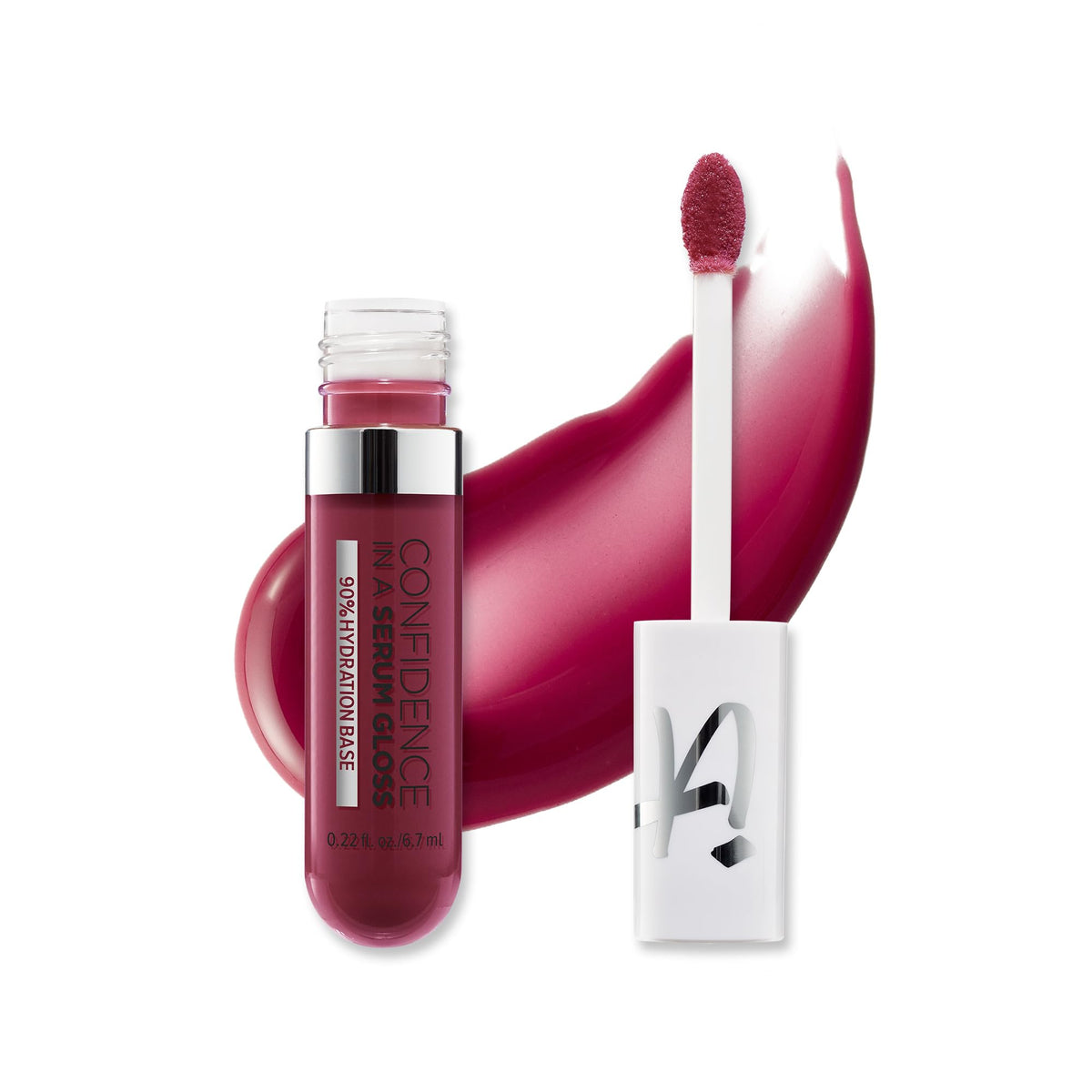 IT Cosmetics Confidence in a Serum Lip Gloss bottle close-up with high-shine finish