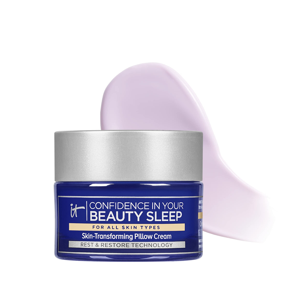 IT Cosmetics Confidence in Your Beauty Sleep jar for overnight hydration