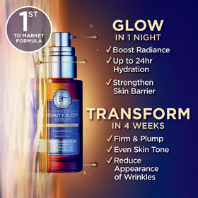 Applying IT Cosmetics Confidence in Your Beauty Sleep serum on the face for even coverage
