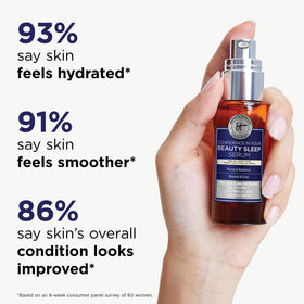 Night routine step using IT Cosmetics Confidence in Your Beauty Sleep serum before bed