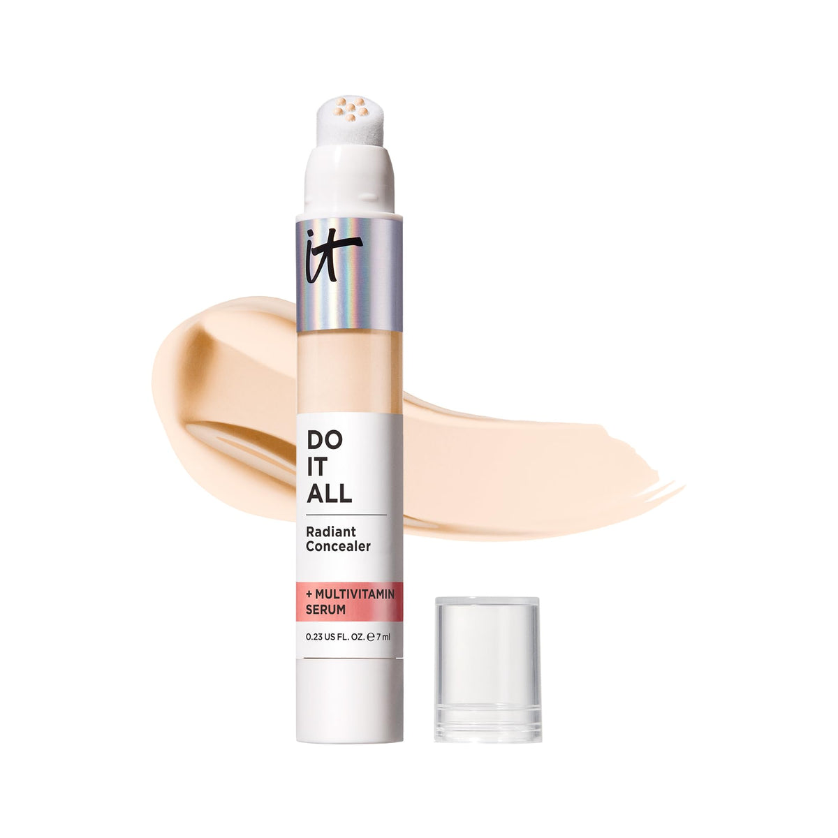 IT Cosmetics Do It All Radiant Concealer bottle shows hydration and radiant finish