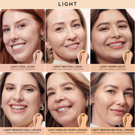 Close-up texture of creaseless formula in concealer