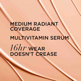 Light Medium Cool shade swatch on skin with natural, radiant finish