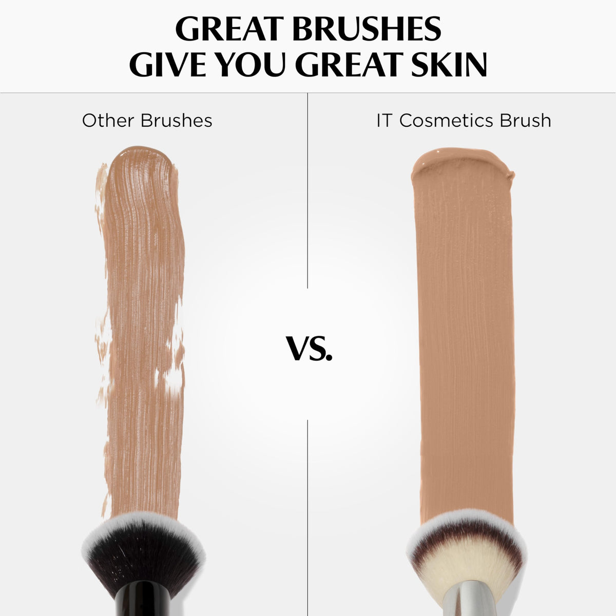 IT Cosmetics Heavenly Luxe Dual Airbrush Concealer Brush #2 cleaning-ready design supports quick maintenance.