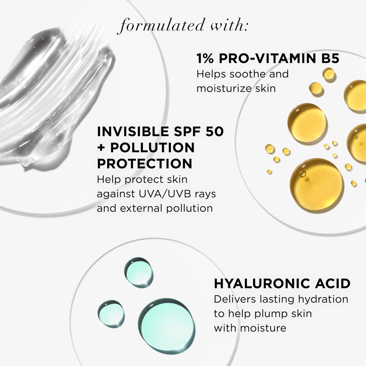IT Cosmetics Hello Sunshine contains 1% pro-vitamin B5 in the formula.