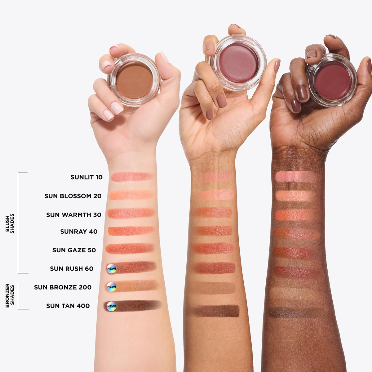 IT Cosmetics Sun Rush Layer two shades for customized color.