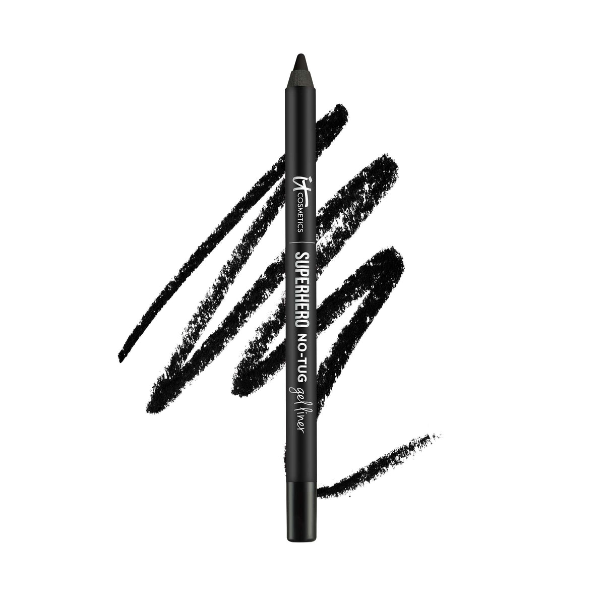 IT Cosmetics Superhero No-Tug Gel Eyeliner pencil tip ready for precise line definition