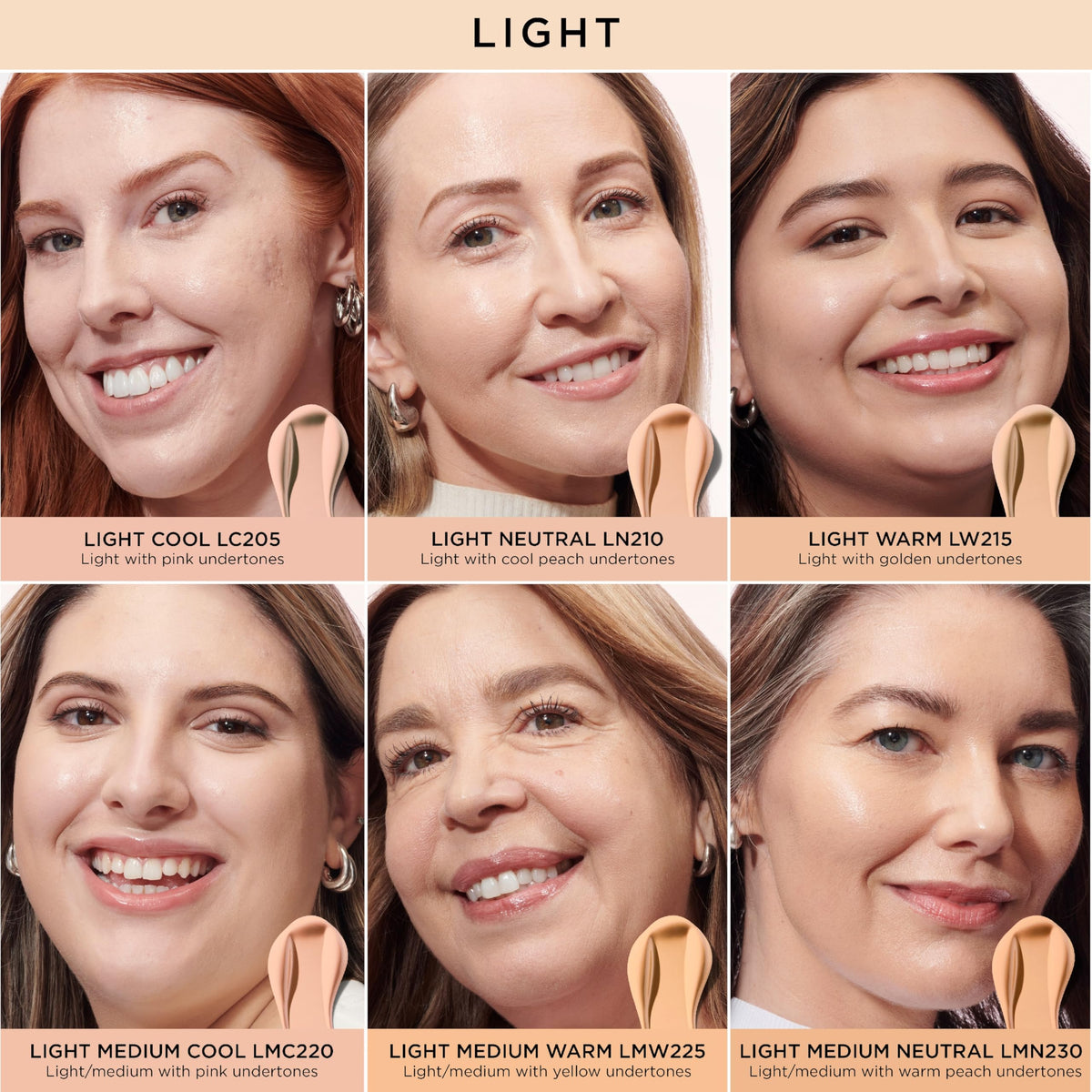 Under-eye area during application highlights creaseless finish and dark-circle coverage.