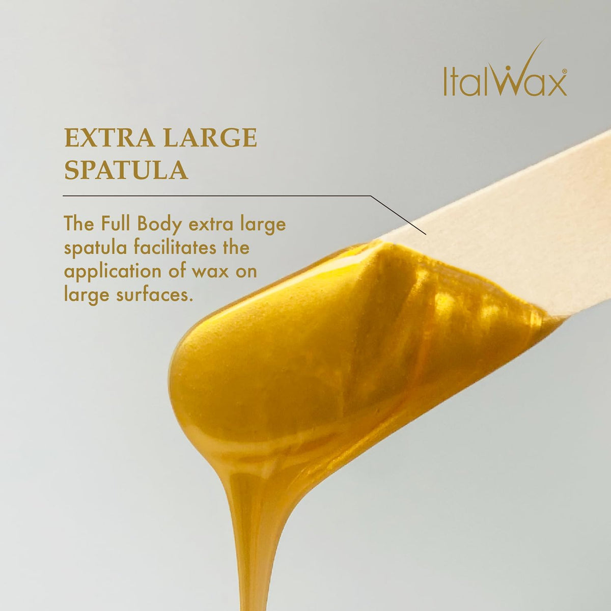 Italwax film wax close-up showing smooth texture for efficient removal.