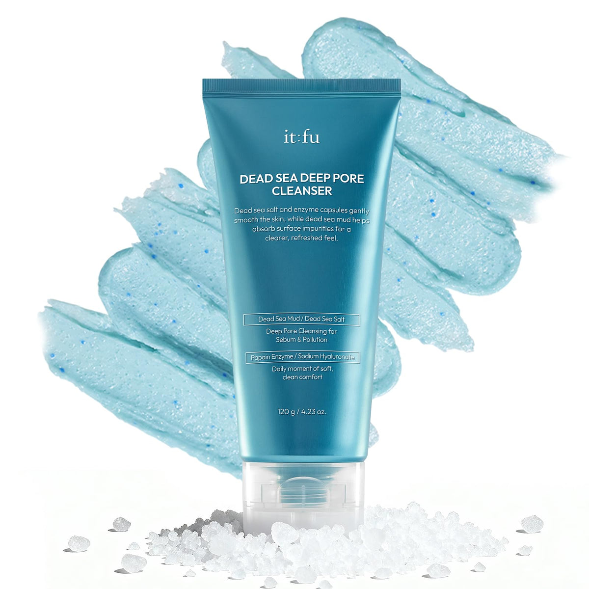 it:fu Deep Pore 2-in-1 cleanser bottle showcases hydrating, pore-clearing formula