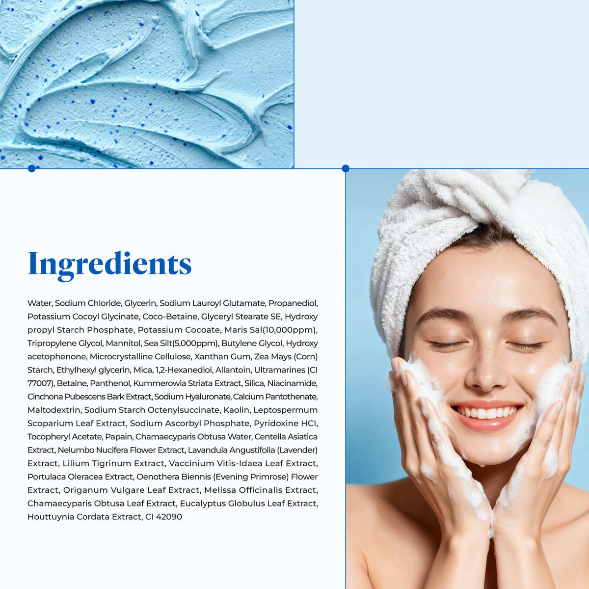 it:fu Deep Pore cleanser with Dead Sea minerals suggests deep purification and balance