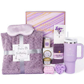 Ithmahco birthday gift box unboxed shows thoughtful spa set for her celebration