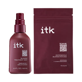 ITK Skincare Blemish Treatment Mist with 360° spray for hard-to-reach acne areas