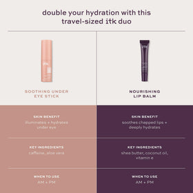 ITK Shea Butter Lip Balm with vitamin E for hydrated lips