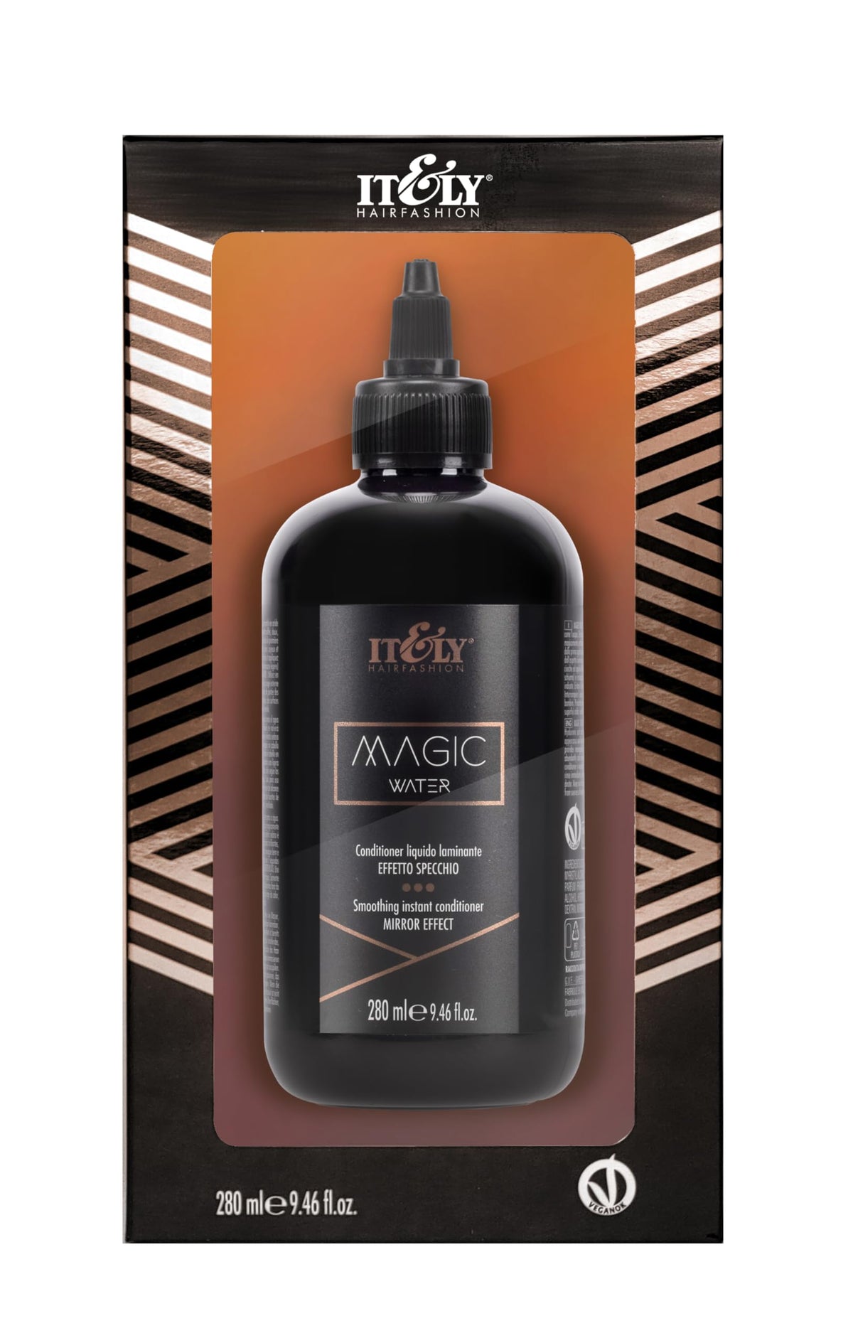 IT&LY Magic Water applied to hair, delivers soft, manageable texture.