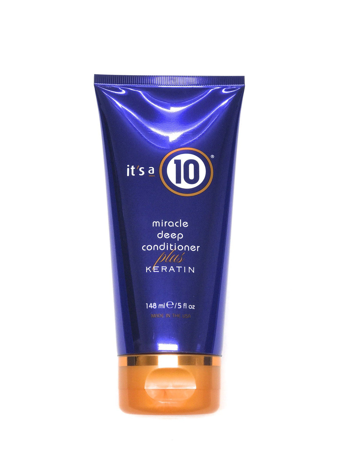It's A 10 Deep Conditioner Plus Keratin bottle for smoother, nourished hair.