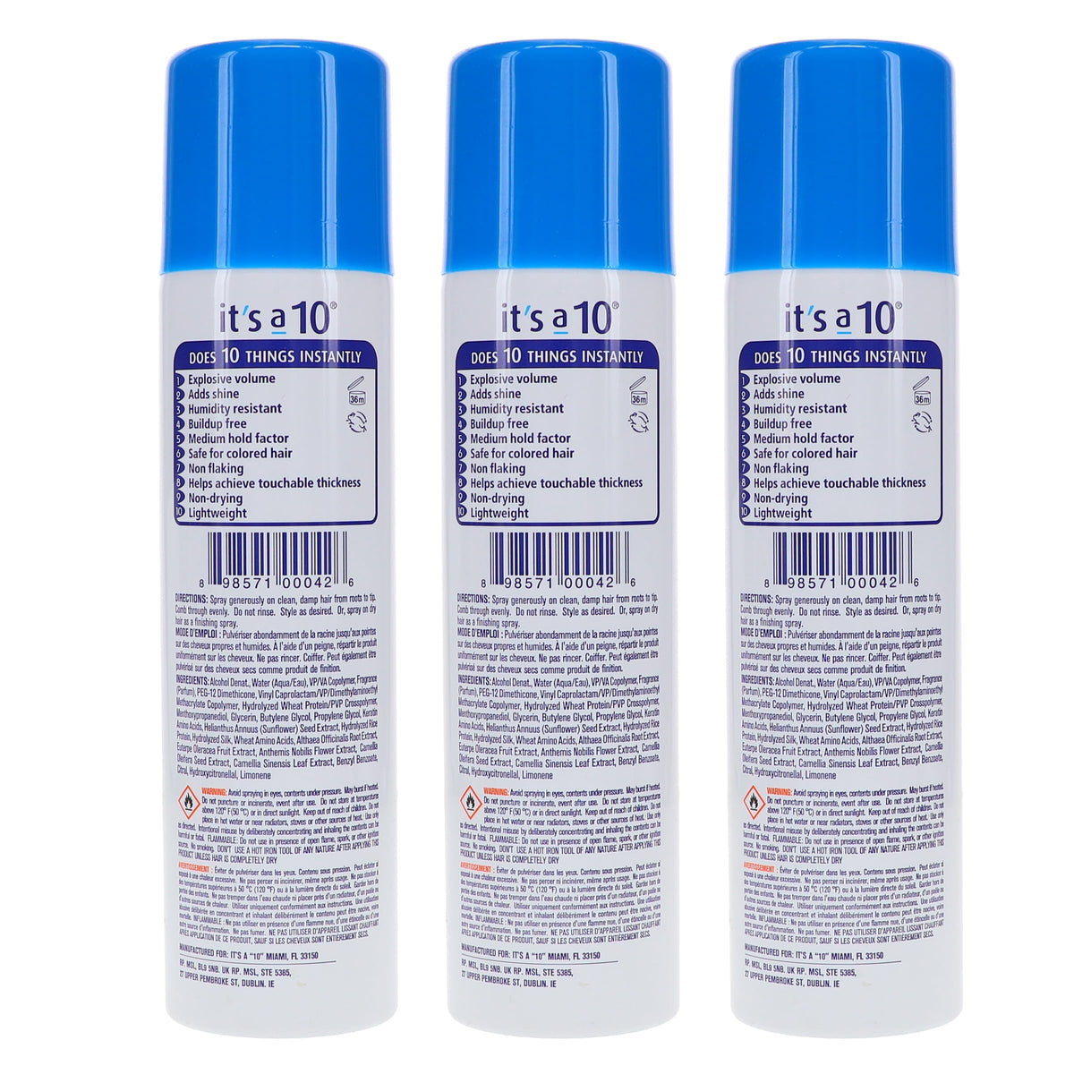It's a 10 Miracle Blowdry Volumizer on a salon-styled blowout setup.