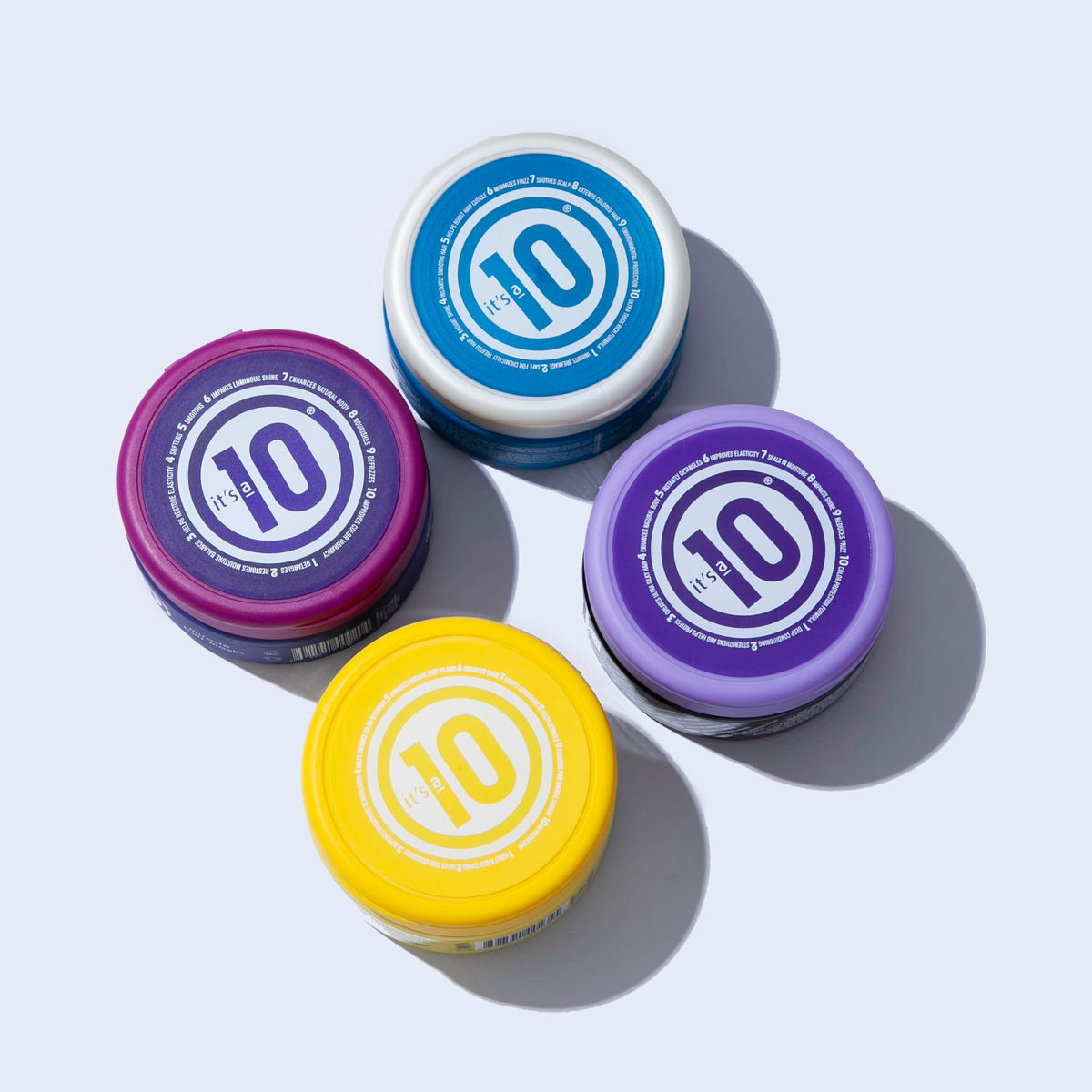 It's a 10 Haircare Miracle Clay Mask for Blondes after use shows strong, shiny strands.