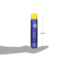 It's a 10 Miracle Finishing Spray on hair, adds luminous shine