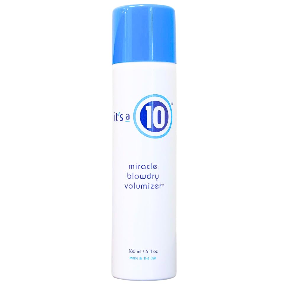 It's A 10 Miracle Blowdry Volumizer bottle front boosts body and shine without weight.