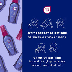 It's a 10 Haircare Miracle Leave-In ingredients close-up showing nourishing components