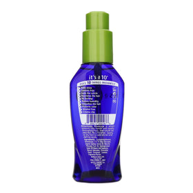 Its A 10 Miracle Styling Serum dispensing pump ready for quick styling