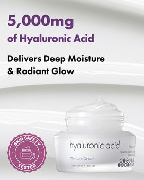 It'S SKIN moisture cream texture close-up showing light, non-greasy finish.
