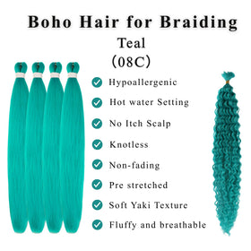 ITSBRAIDS pre-stretched EZ Braid 26 inch for faster, tangle-free braiding sessions