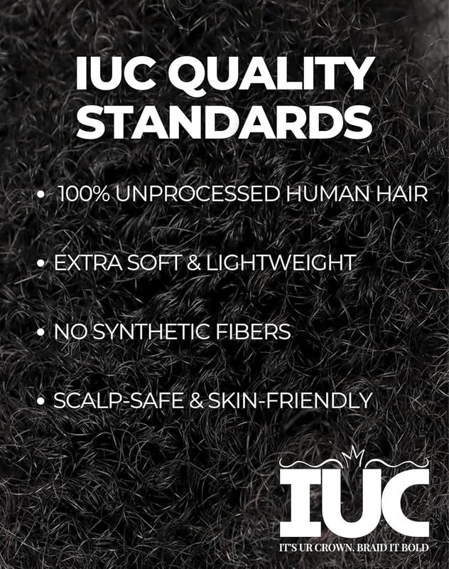 IUC Afro Kinkys bulk bundle close-up shows 4C texture and easy separation.