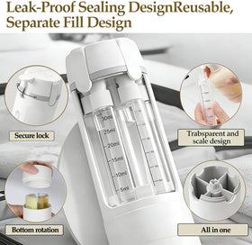 IULWJPU 30ml compartments offer compact carry-on storage