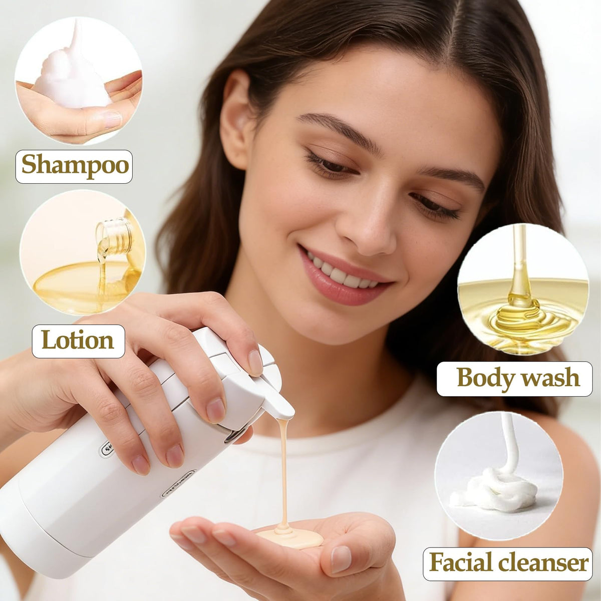 IULWJPU four-in-one travel dispenser bottle labels help you sort products