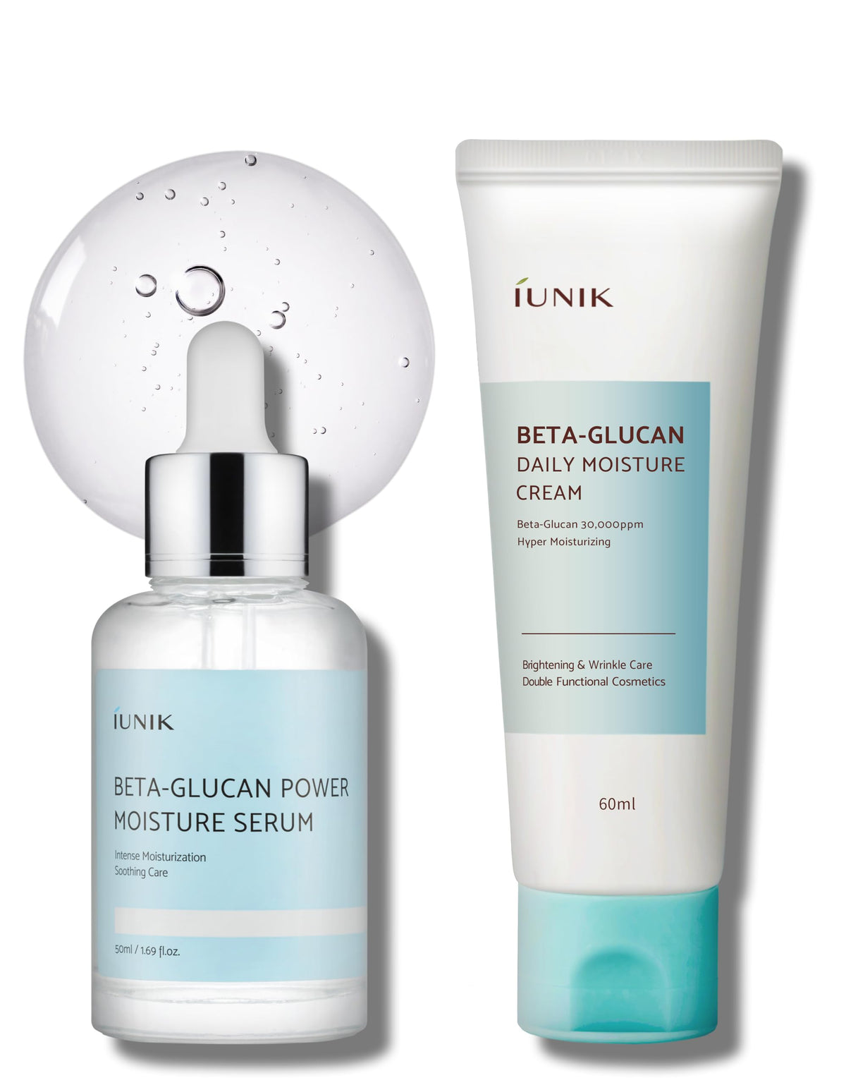 IUNIK Beta-Glucan Daily Moisture Cream jar for lasting hydration and comfort