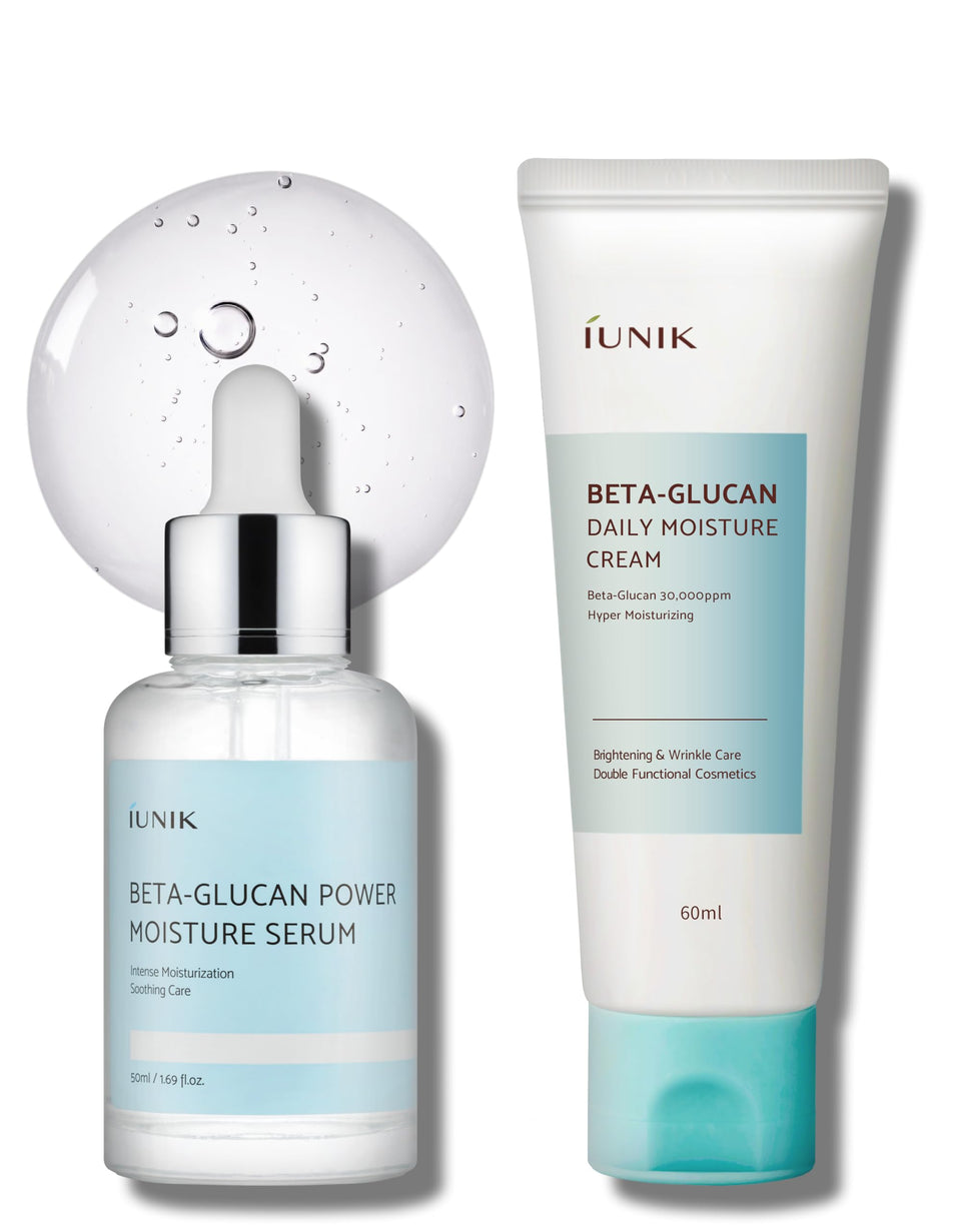 IUNIK Beta-Glucan Daily Moisture Cream jar for lasting hydration and comfort
