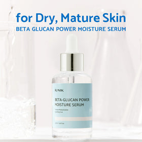 IUNIK Beta-Glucan Power Deep Moisture Serum bottle delivering deep hydration