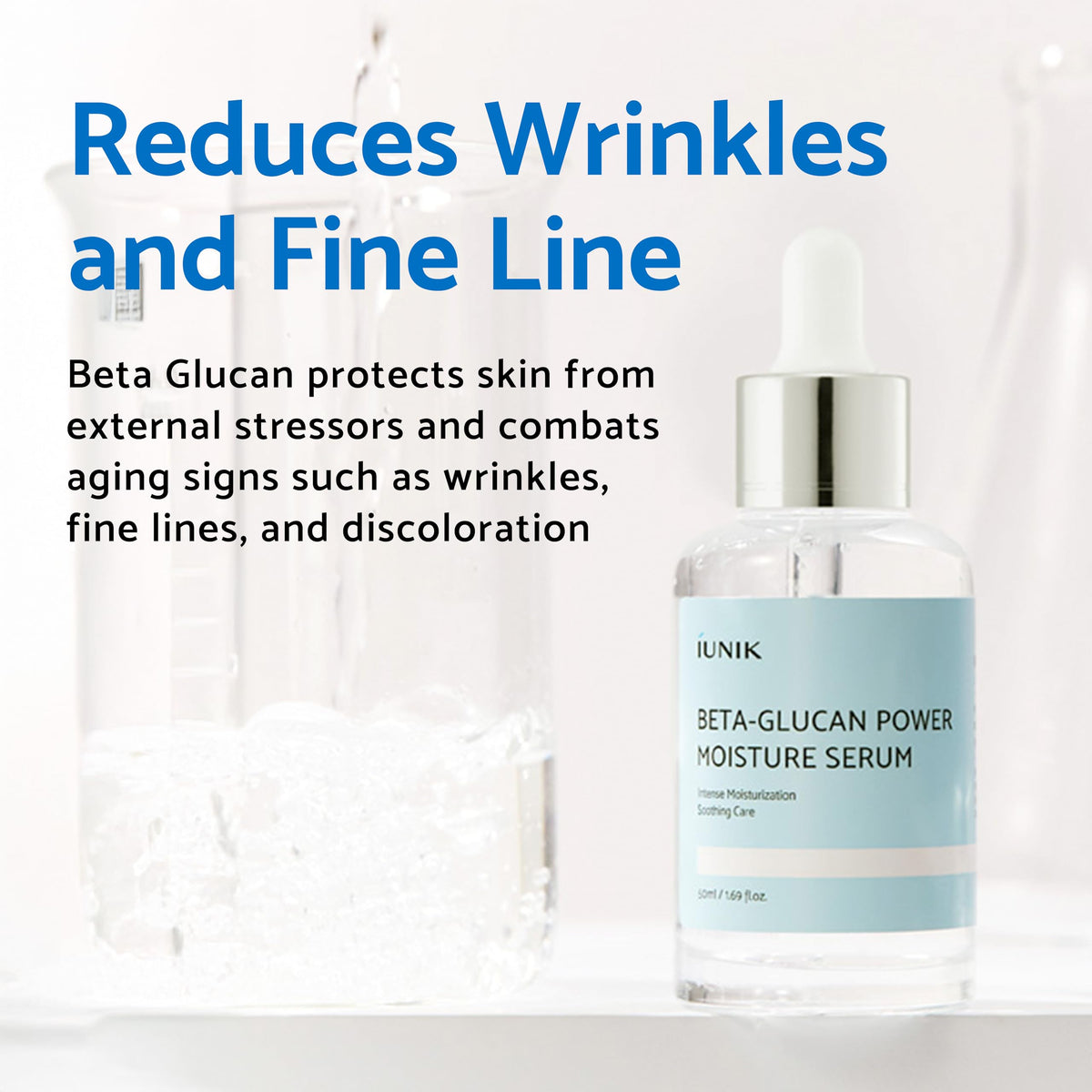 Front packaging view of IUNIK Beta-Glucan duo