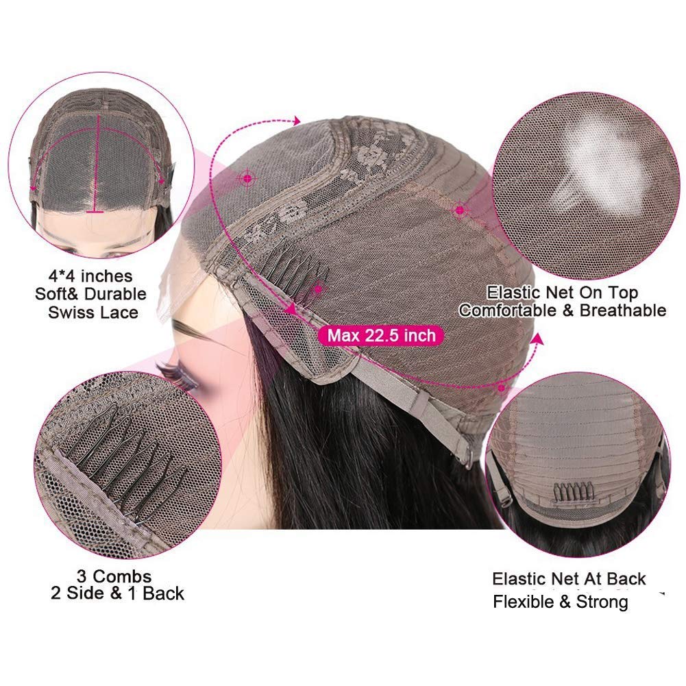 IUPin adjustable straps and three combs provide secure, comfortable fit