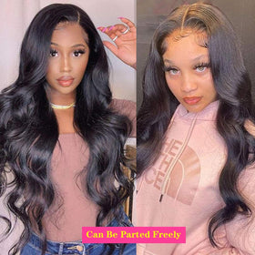 IUPin body wave wig suitable for daily use, events, and travel