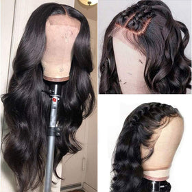 IUPin glueless lace wig cap construction shows secure, easy wear