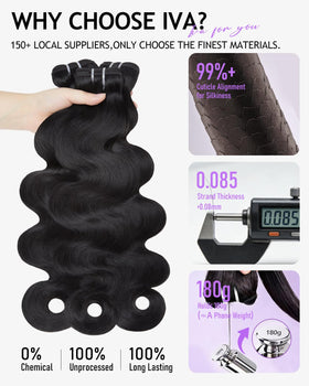 IVA 16A 20-inch bouncy texture demonstrates versatile styling options.