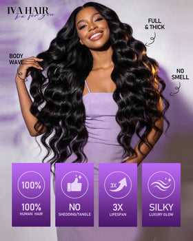 IVA 16A 22-inch natural luster highlights realistic, easy styling.