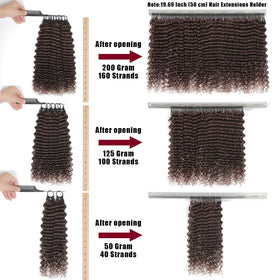 Close-up of IVCoco Deep Wave showing soft texture for smooth styling