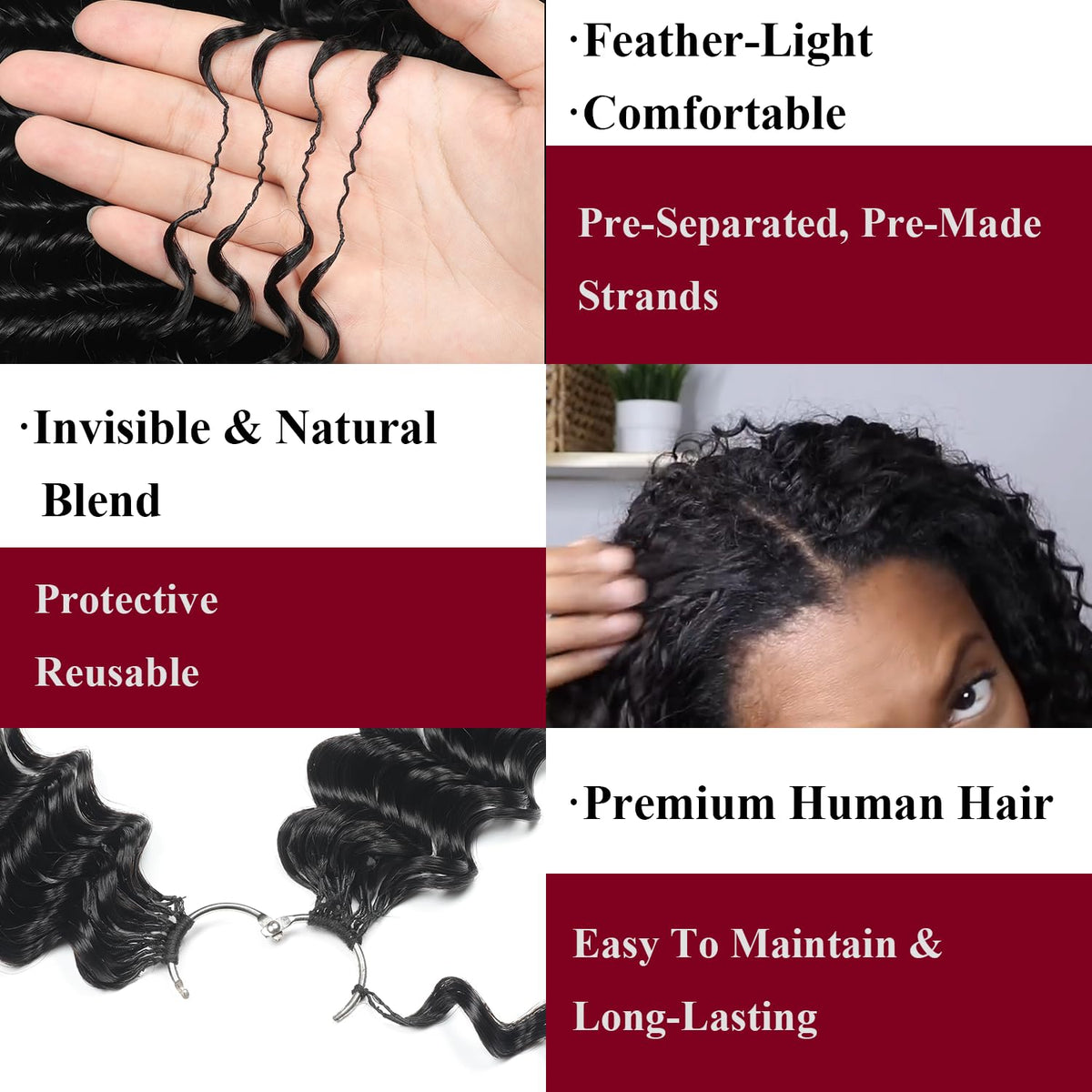 High-detailed weft of IVCoco Deep Wave providing durable performance