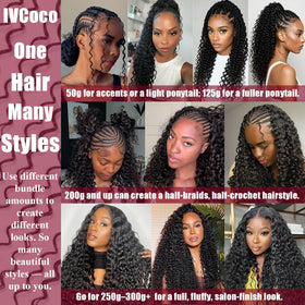 Invisible crochet cap from IVCoco Deep Wave install for discreet wear