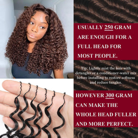 Virgin IVCoco Deep Wave hair ready to curl, straighten, or style