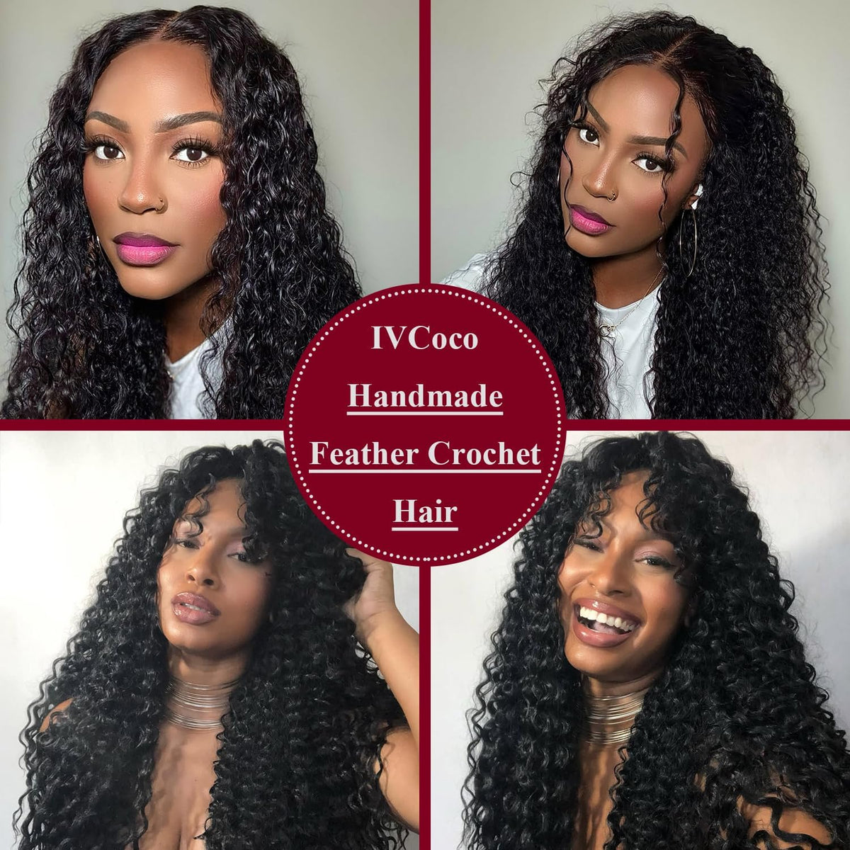 IVCoco install-ready set for half-up half-down or updos.